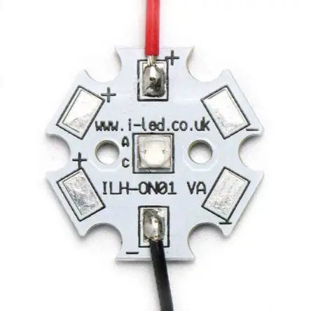 Produktfoto 1 von Intelligent Horticultural Solutions LED-Array OSLON Square 1+ PowerStar Rot, Blau, Grün, Weiß, 1-LEDs, Ø 20 mm Außen-ø