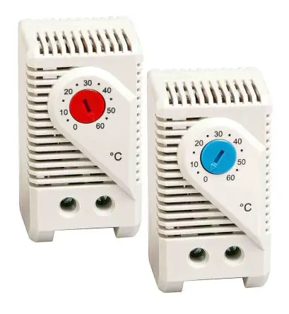 Produktfoto 1 von STEGO KTO 011/KTS 011 Schaltschrank-Thermostat Schließer (NO), Kontaktunterbrecher (NC), 80 °C, -45 °C 250V ac