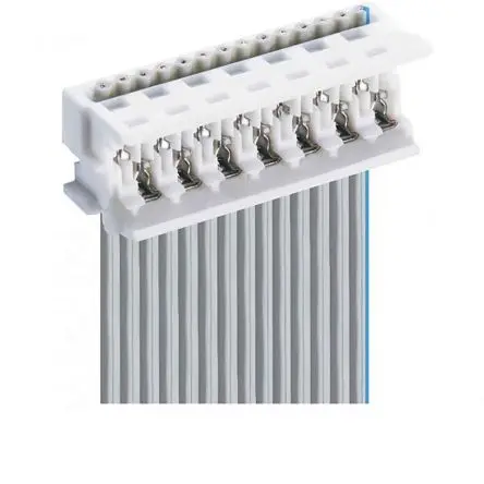 Produktfoto 1 von Lumberg Micromodul IDC-Steckverbinder Stecker/Buchse, Gerade, 6-polig Kabel / 2-reihig, Raster 1.27 mm