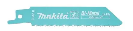Produktfoto 1 von Makita Bimetall Dickes Metall Säbelsägeblatt / 14 TPI 100 mm 5