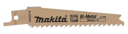 Produktfoto 1 von Makita Bimetall Holz Säbelsägeblatt / 6 TPI 100 mm 5