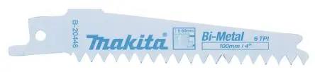 Produktfoto 1 von Makita Bimetall Gipskarton Säbelsägeblatt / 6 TPI 100 mm 5