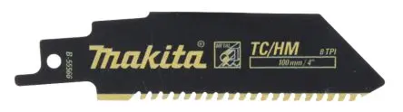 Produktfoto 1 von Makita Wolframcarbid Gusseisen, Edelstahl Säbelsägeblatt / 8 TPI 100 mm 5