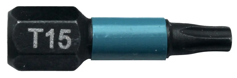Produktfoto 1 von Makita 6.35 mm T15 Sechskant Schraubbit, Sechskant Magnet, 1-teilig, 25 mm