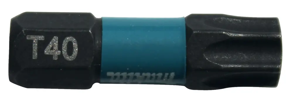 Produktfoto 1 von Makita 6.35 mm T40 Sechskant Schraubbit, Sechskant Magnet, 1-teilig, 25 mm