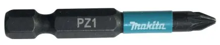 Produktfoto 1 von Makita 6.35 mm PZ1 Sechskant Schraubbit, Pozidriv Magnet, 1-teilig, 50 mm