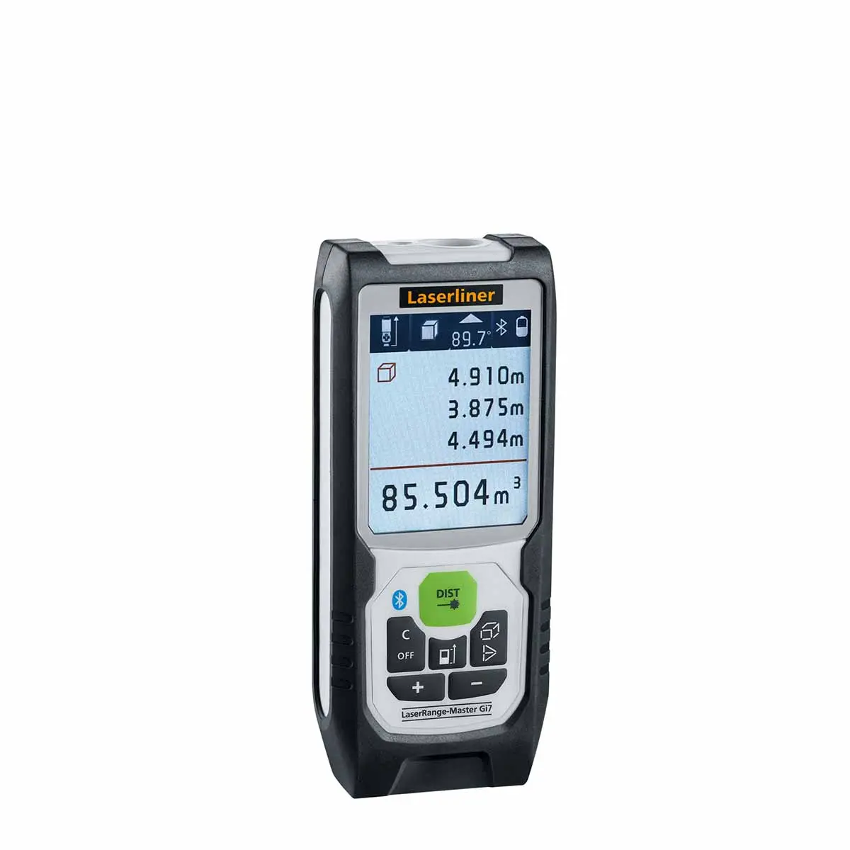 Produktfoto 1 von Laserliner GI7 LCD Laser Entfernungsmesser, metrisch/zöllig, 515nm