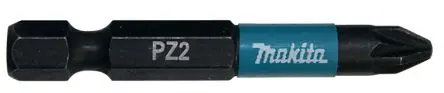 Produktfoto 1 von Makita 6.35 mm PZ2 Sechskant Schraubbit, Sechskant Magnet, 1-teilig, 50 mm