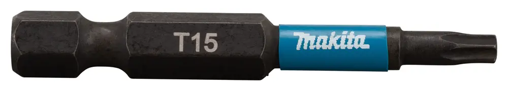 Produktfoto 1 von Makita 6.35 mm T15 Sechskant Schraubbit, Sechskant Magnet, 1-teilig, 50 mm
