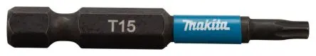 Produktfoto 1 von Makita 6.35 mm T15 Sechskant Schraubbit, Sechskant Magnet, 1-teilig, 50 mm