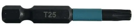Produktfoto 1 von Makita 6.35 mm T25 Sechskant Schraubbit, Sechskant Magnet, 1-teilig, 50 mm