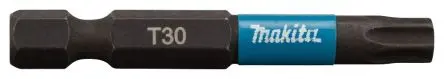 Produktfoto 1 von Makita 6.35 mm T30 Sechskant Schraubbit, Sechskant Magnet, 1-teilig, 50 mm