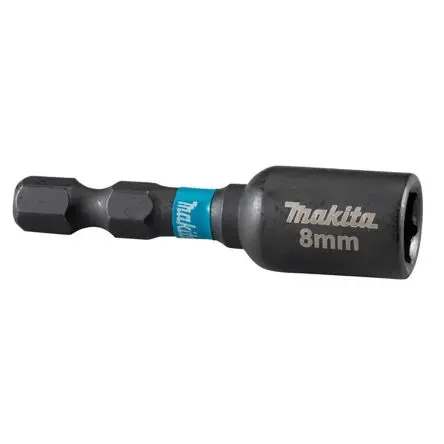 Produktfoto 1 von Makita 1/4 in 8 mm Sechskant Schraubbit, Sechskant Legierungsstahl, 1-teilig, 50mm