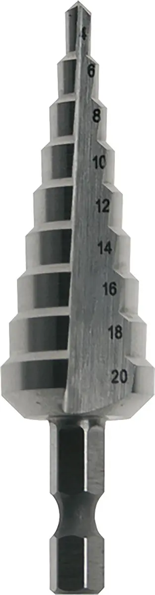 Produktfoto 1 von Makita HSS Stufenbohrer Ø 4 → 20mm 9-stufig, 4mm → 20mm