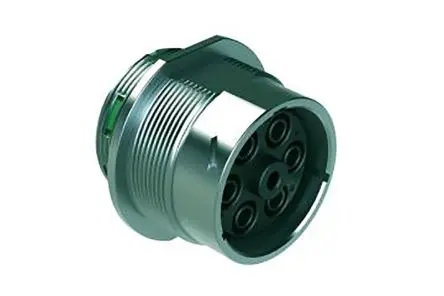Produktfoto 1 von Amphenol Industrial AHDM04 24 Standard Rundsteckverbinder Buchse 7-polig Buchse 25A, 80 A Kabel IP67, IP69K