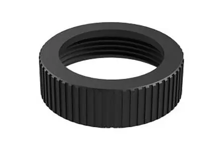 Produktfoto 1 von Amphenol Industrial Schwarz Steckverbindermutter Ring für Leitungsadapter Rohr-Rückgehäuse 18
