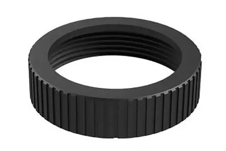Produktfoto 1 von Amphenol Industrial Schwarz Steckverbindermutter Steckverbindermutter Rohr-Rückgehäuse
