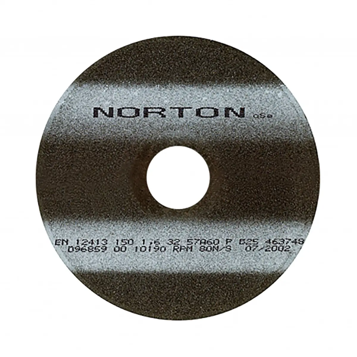 Produktfoto 1 von Norton Aluminiumbeschichtet Schleifscheibe Nicht verstärkter Trennschnitt Ø 180 mm Grob, Korngröße P60