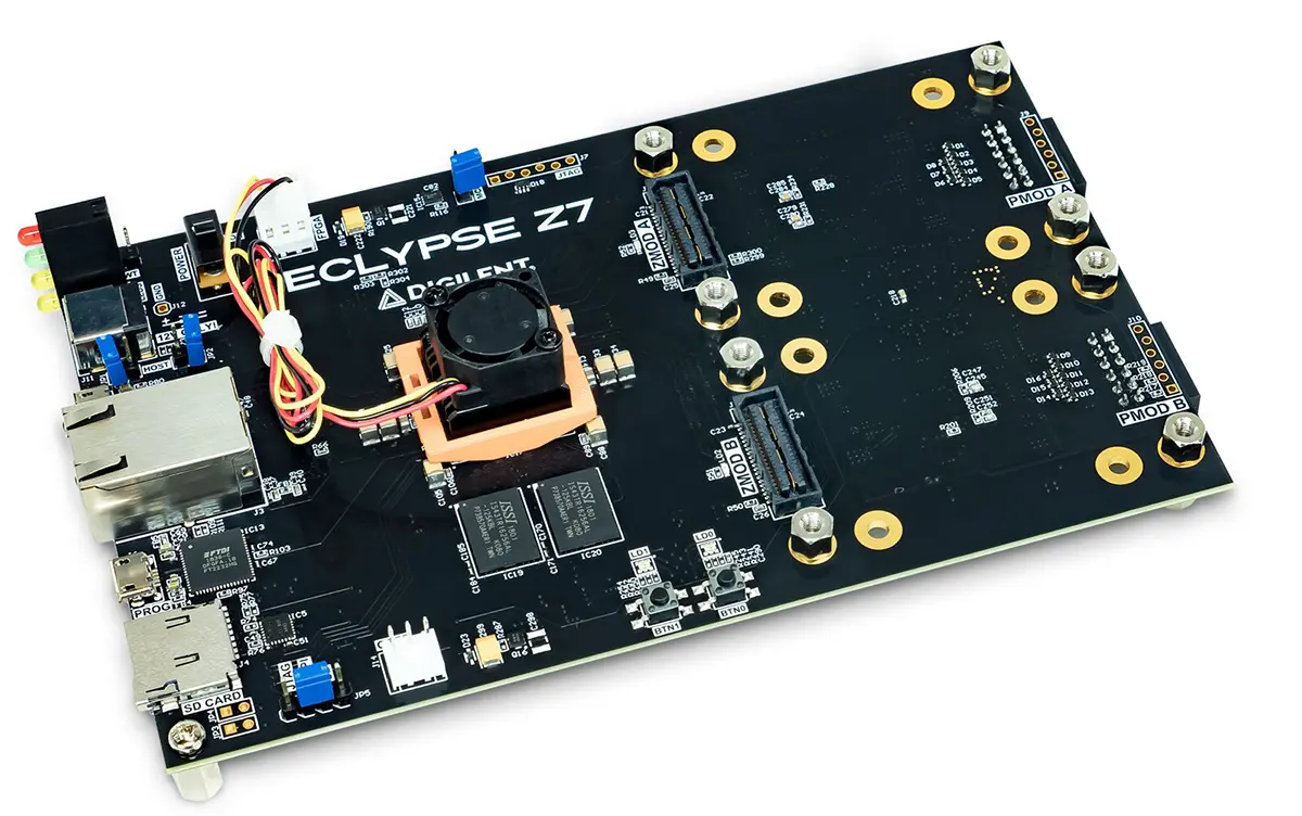 Produktfoto 1 von Digilent Digilent Eclypse Z7: Zynq-7000 SoC Entwicklungsboard mit SYZYGY-kompatibler Erweiterung, E/A-Erweiterungsmodul