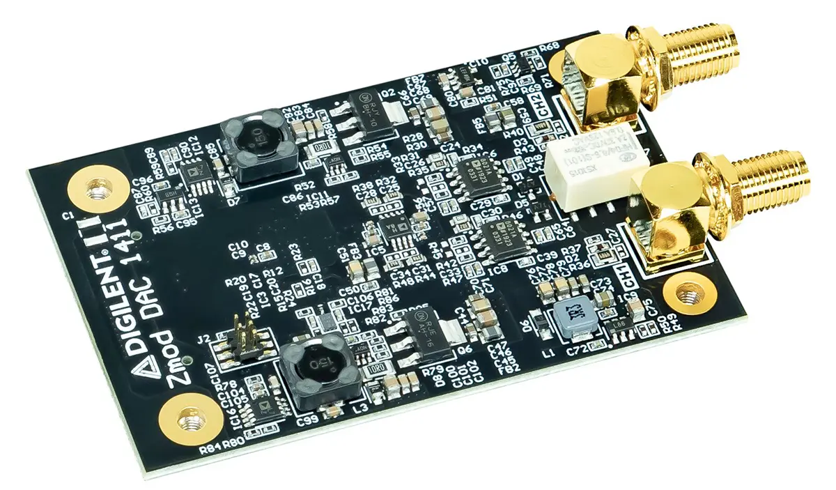 Produktfoto 1 von Digilent 14 bit Datenkonvertierung IC-Entwicklungstool E/A-Erweiterungsmodul, Zmod DAC 1411