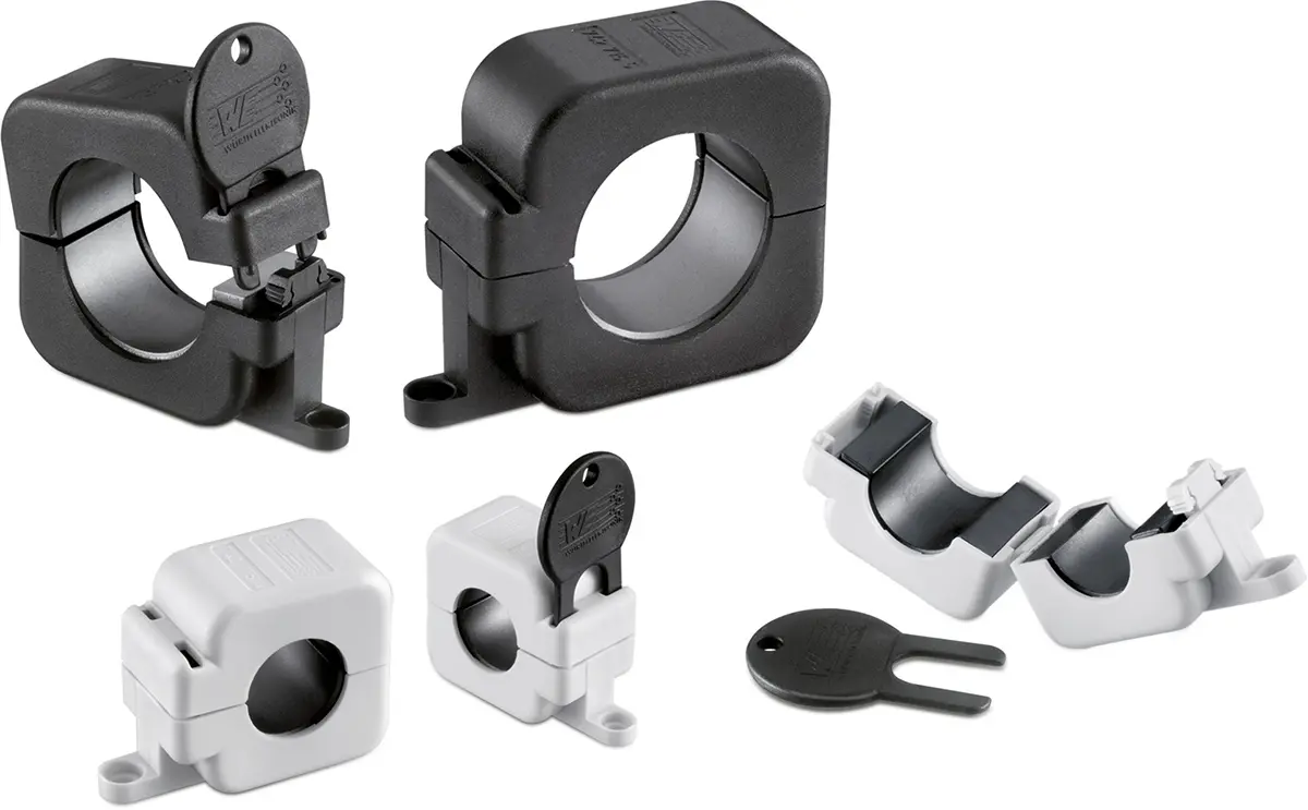 Produktfoto 1 von Würth Elektronik STAR-RING Ferrithülse mit Schlüssel zu öffnen, Typ Ferrit rastend 20 mm, 4W620 30 mm, 119 Ω @ 100MHz 40