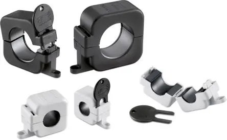 Produktfoto 1 von Würth Elektronik STAR-RING Ferrithülse mit Schlüssel zu öffnen, Typ Ferrit rastend, für Kabel-Ø 14.5 mm, 4W620, 119 Ω @