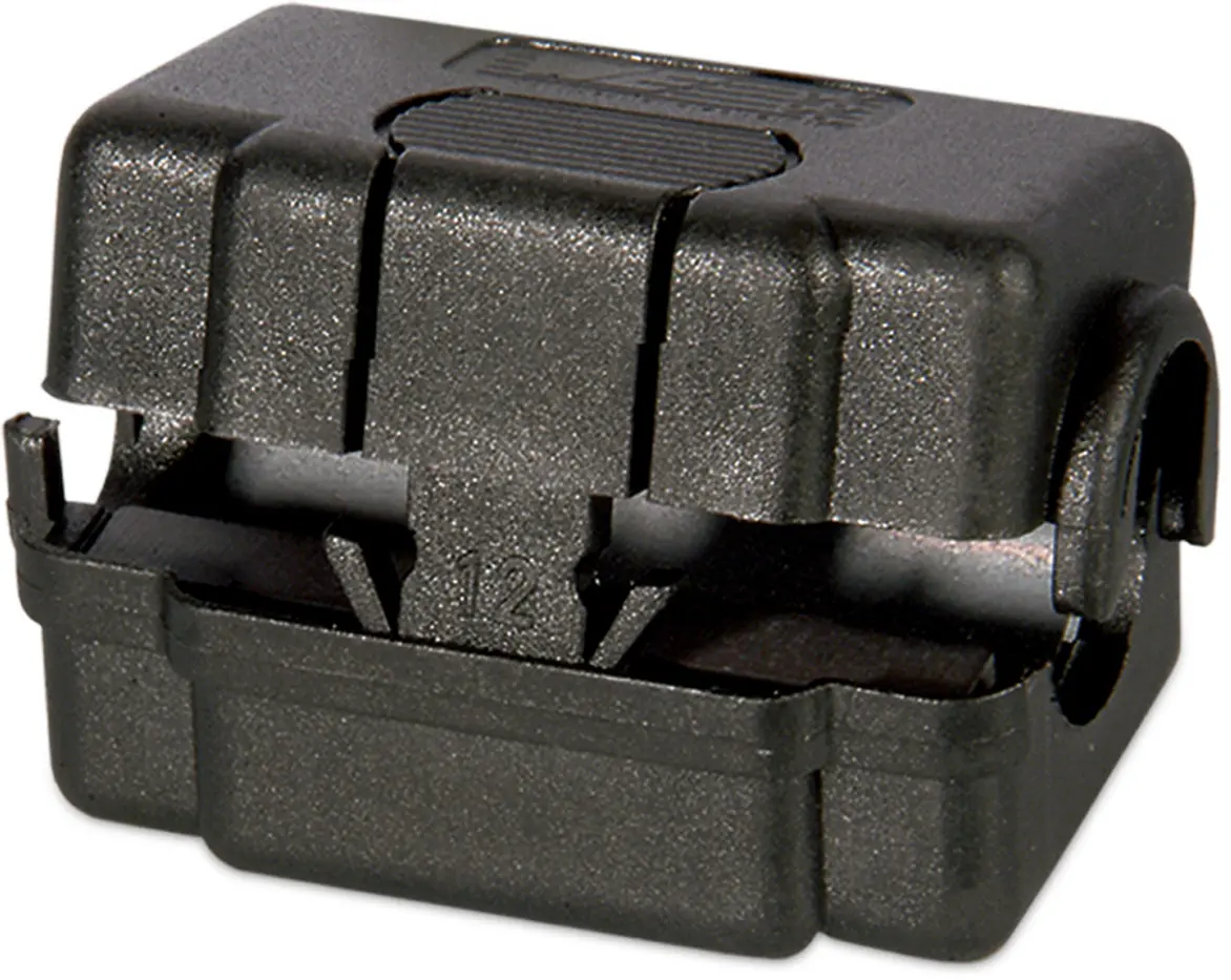 Produktfoto 1 von Würth Elektronik STAR-GAP Ferrithülse mit Schlüssel zu öffnen, Typ Ferrit rastend 31.5 mm, 4W620 28.3 mm, 140 Ω @ 100MHz