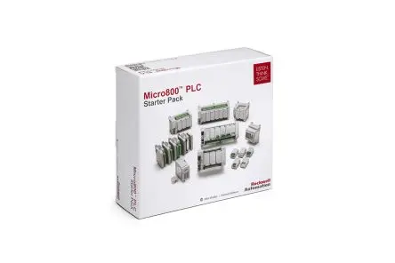 Produktfoto 1 von Allen Bradley Micro 820 Starter Pack - Lite SPS CPU Starter Kit, 8 Eing. Analog, Digital Eing.Typ