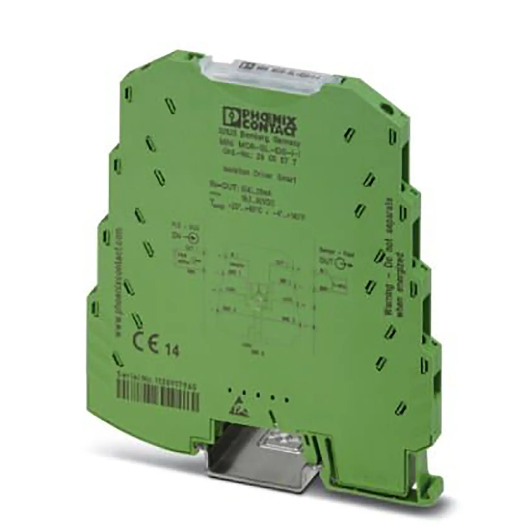 Produktfoto 1 von Phoenix Contact Serie MACX MCR Signalwandler 19.2/30 V dc, Strom 4 to 20 mA EIN / Strom 0 to 20 mA AUS DIN-Hutschiene,