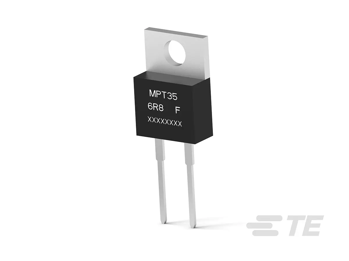 Produktfoto 1 von TE Connectivity MPT Metallschicht-Lastwiderstand Durchsteck Festwiderstand, Radial 4.7 kΩ 1 % / 35 W