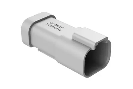 Amphenol Industrial AT04 Kfz-Steckverbinder, Kabel, Kfz-Steckverbinder, Crimpbefestigung, Stecker, 4-polig, Grau /