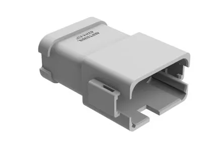 Produktfoto 1 von Amphenol Industrial AT04 Kfz-Steckverbinder, Kabel, Kfz-Steckverbinder, Crimpbefestigung, Stecker, 12-polig, Grau /