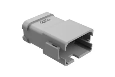 Produktfoto 1 von Amphenol Industrial AT04 Kfz-Steckverbinder, Kabel, Kfz-Steckverbinder, Crimpbefestigung, Stecker, 12-polig, Grau /