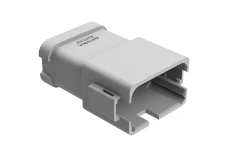 Amphenol Industrial AT04 Kfz-Steckverbinder, Kabel, Kfz-Steckverbinder, Crimpbefestigung, Buchse, 12-polig, Grau /