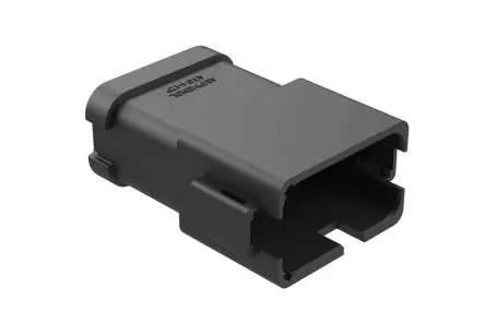 Produktfoto 1 von Amphenol Industrial AT04 Kfz-Steckverbinder, Kabel, Kfz-Steckverbinder, Crimpbefestigung, Stecker, 12-polig, Schwarz /