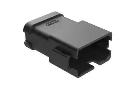 Produktfoto 1 von Amphenol Industrial AT04 Kfz-Steckverbinder, Kabel, Kfz-Steckverbinder, Crimpbefestigung, Stecker, 12-polig, Schwarz /