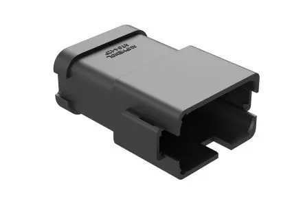 Produktfoto 1 von Amphenol Industrial AT04 Kfz-Steckverbinder, Kabel, Kfz-Steckverbinder, Crimpbefestigung, Stecker, 12-polig, Schwarz /