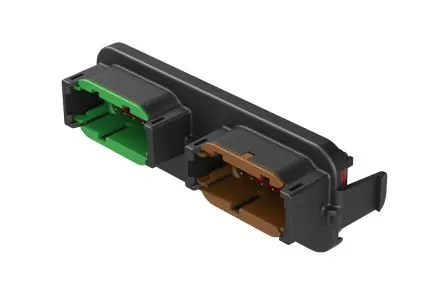 Amphenol Industrial ATM13 Kfz-Steckverbinder, Leiterplattenmontage, Stiftsockel, Lot, Stecker, 24-polig, Schwarz /