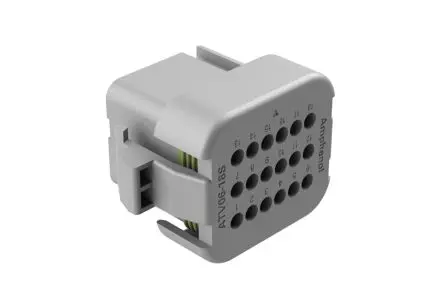 Produktfoto 1 von Amphenol Industrial ATV Kfz-Steckverbinder, Kabel, Stecker, Lot, Stecker, 18-polig, Grau / 3-reihig, Ø0.145 Zoll