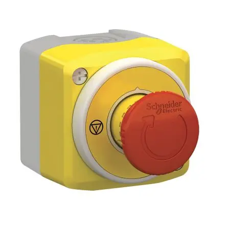 Produktfoto 1 von Schneider Electric Harmony Not-Aus-Drucktaster, SMD, Ø 22 mm, 1 Schließer/1 Öffner, Rot Beleuchtet IP66, IP67, IP69K,