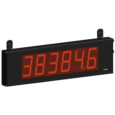 Red Lion LD4S LED Digitales Multifunktionsmessgerät für Spannung, Strom 6-Stellen T. 57.15 mm 101.6 mm Ziffernhöhe