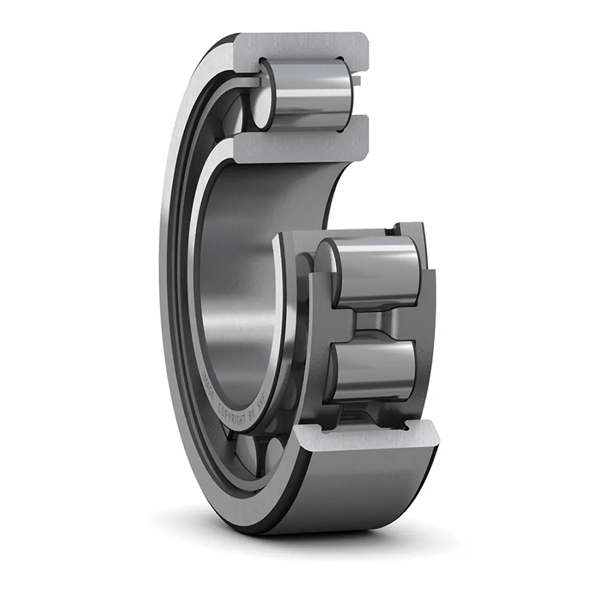 Produktfoto 1 von SKF Rollenlager / Außen-Ø 72 mm Außen-ø  48 kN 12000rpm 58.5 kN NJ 306 ECJ, Innen-Ø 30 mm, Breite 19 mm