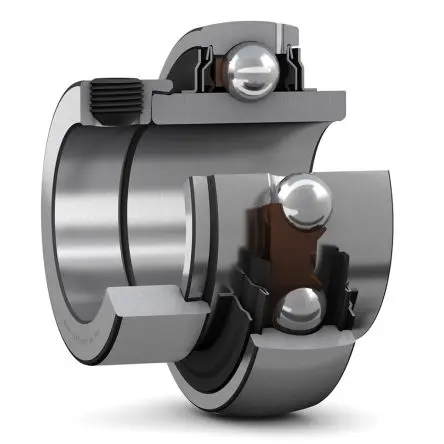 Produktfoto 1 von SKF Stahl Lagereinsatz 85 mm Außen-ø , Innen-Ø 45 mm, Traglast 21.6 kN
