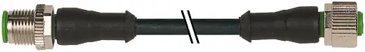 Produktfoto 1 von Murrelektronik Limited A-Coded, 4-polig Sensor-Betätigungselementkabel, Gerade Stecker 4 / Gerade Buchse, Länge 1.5 m