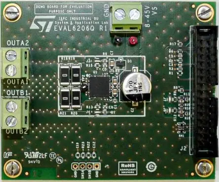 Produktfoto 1 von STMicroelectronics L6206Q Entwicklungsbausatz Spannungsregler, Demoboard Energieverwaltung, für Ansteuerung eines