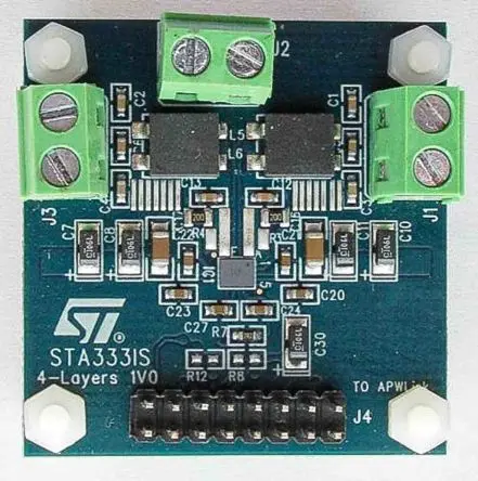 Produktfoto 1 von STMicroelectronics Evaluierungsplatine Demoboard, Hocheffizientes digitales Audiosystem