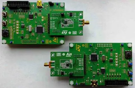 Produktfoto 1 von STMicroelectronics Transceiver-Daughterboard mit niedriger Datenrate Entwicklungstool Kommunikation und Drahtlos