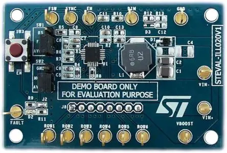 STMicroelectronics LED LED-Treiberevaluierungskit Demoboard zum Einsatz mit LED-Treiber, STEVAL, LED7706
