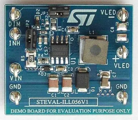 Produktfoto 1 von STMicroelectronics LED-Treiber LED-Treiberevaluierungskit Evaluierungsplatine zum Einsatz mit Dimmer-LED-Treiber,