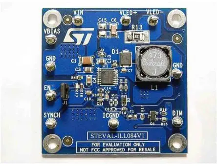 Produktfoto 1 von STMicroelectronics LED-Treiber LED-Treiberevaluierungskit Evaluierungsplatine zum Einsatz mit Hochleistungs-LED, STEVAL,